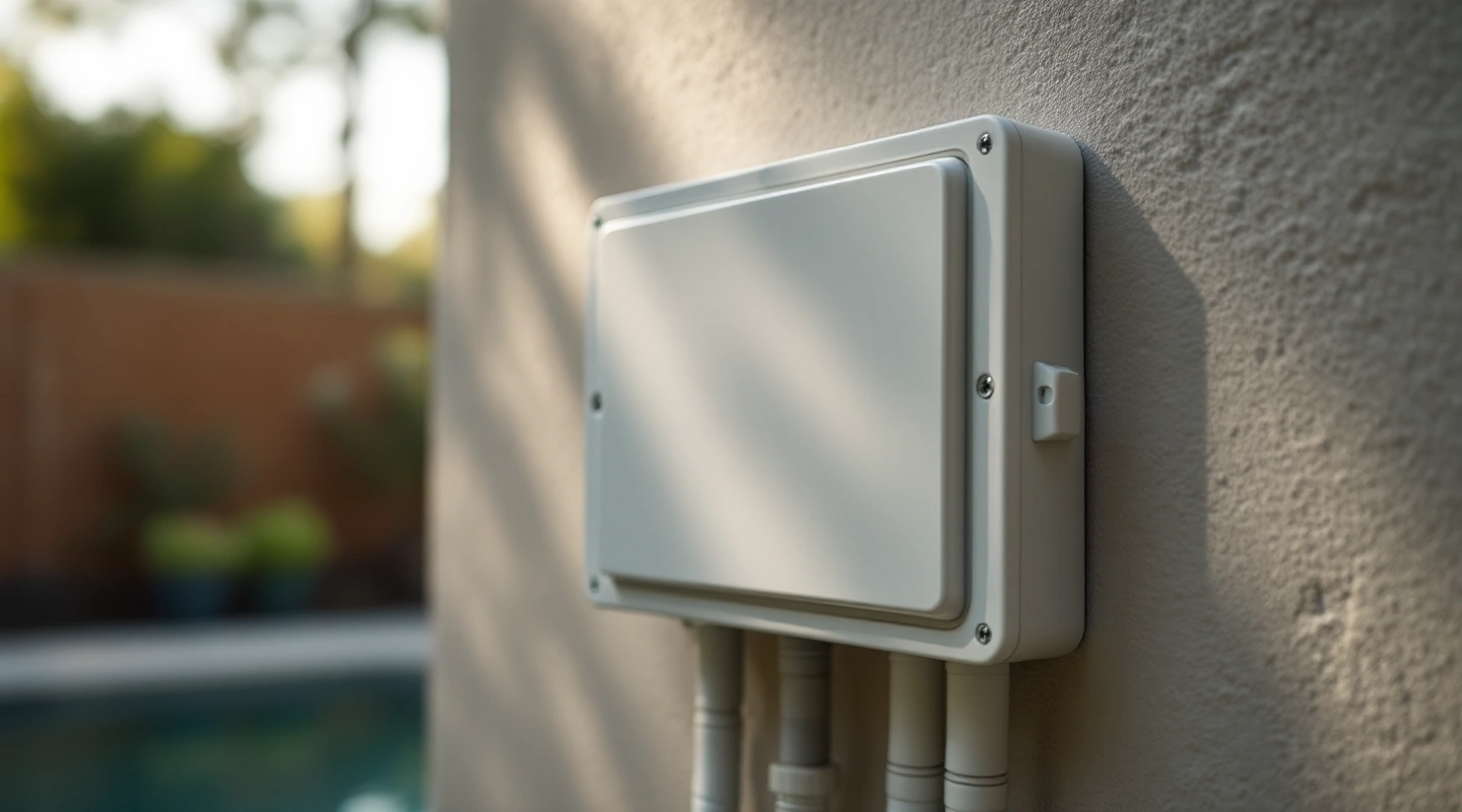 Closed pool equipment control enclosure